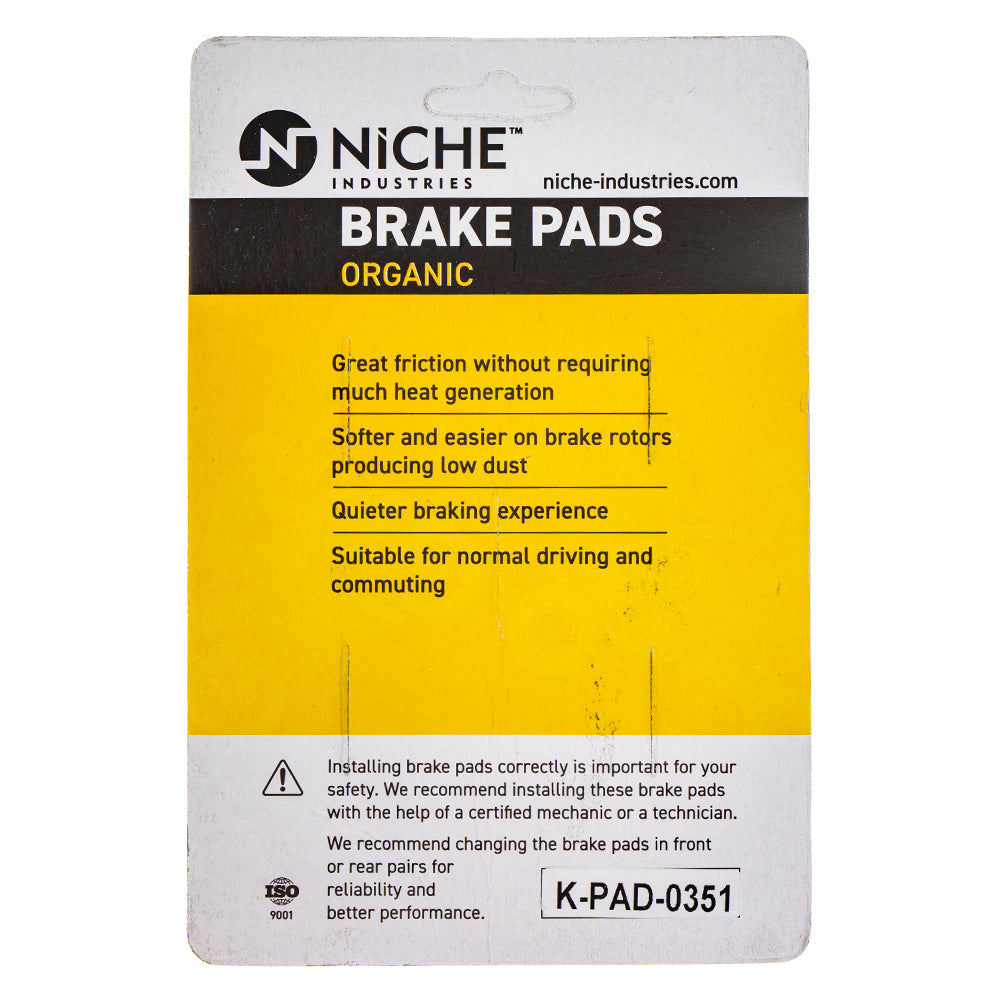 NICHE MK1002846 Brake Pad Set
