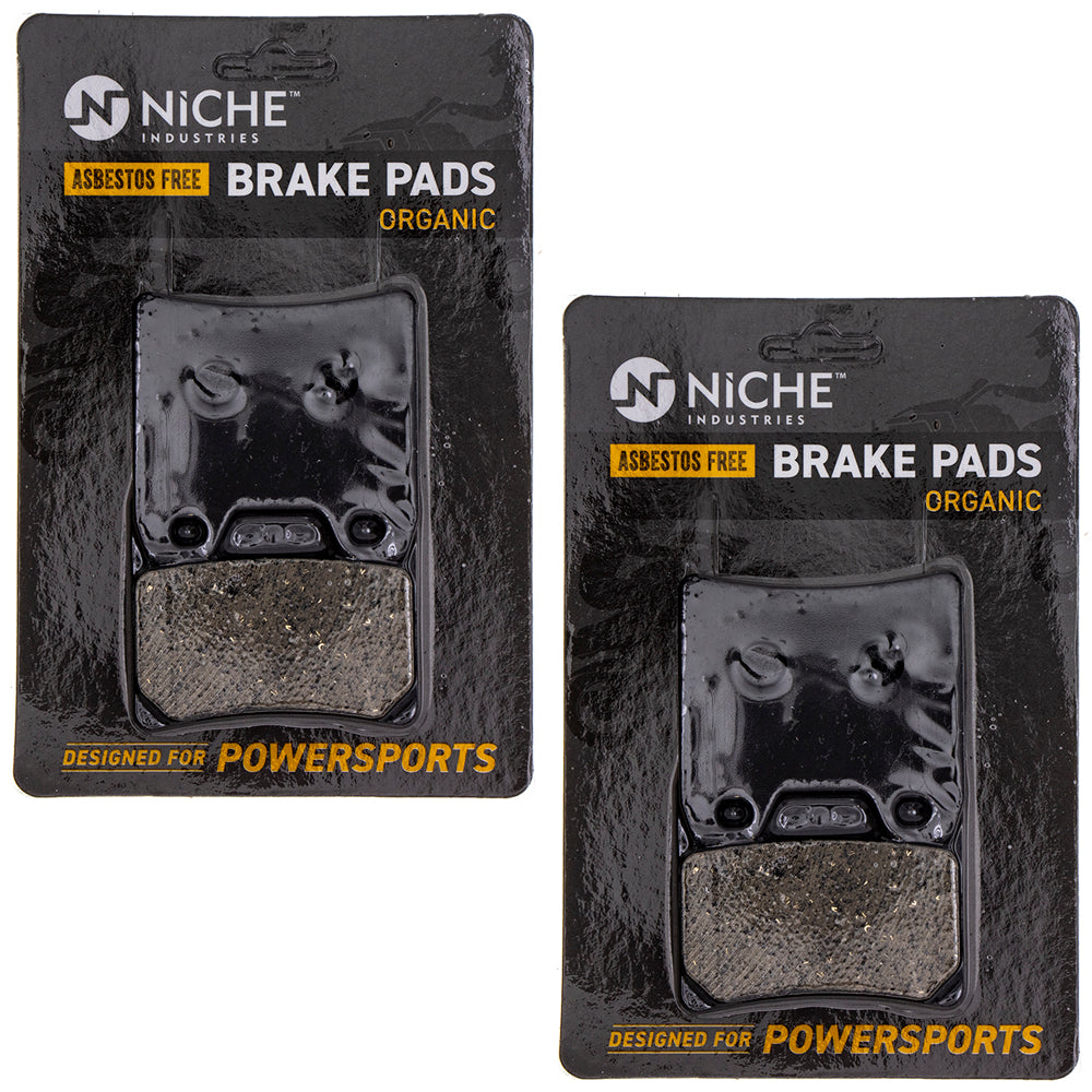 Rear Brake Pads Set 2-Pack for Yamaha FZ1 5LV-W0046-50-00 NICHE 519-KPA2574D