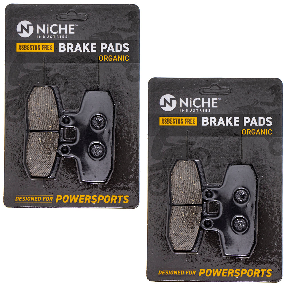 Front Brake Pads Set 2-Pack for zOTHER Shadow Rebel Mana 06455-KEB-902 06455-KEB-901 NICHE 519-KPA2576D