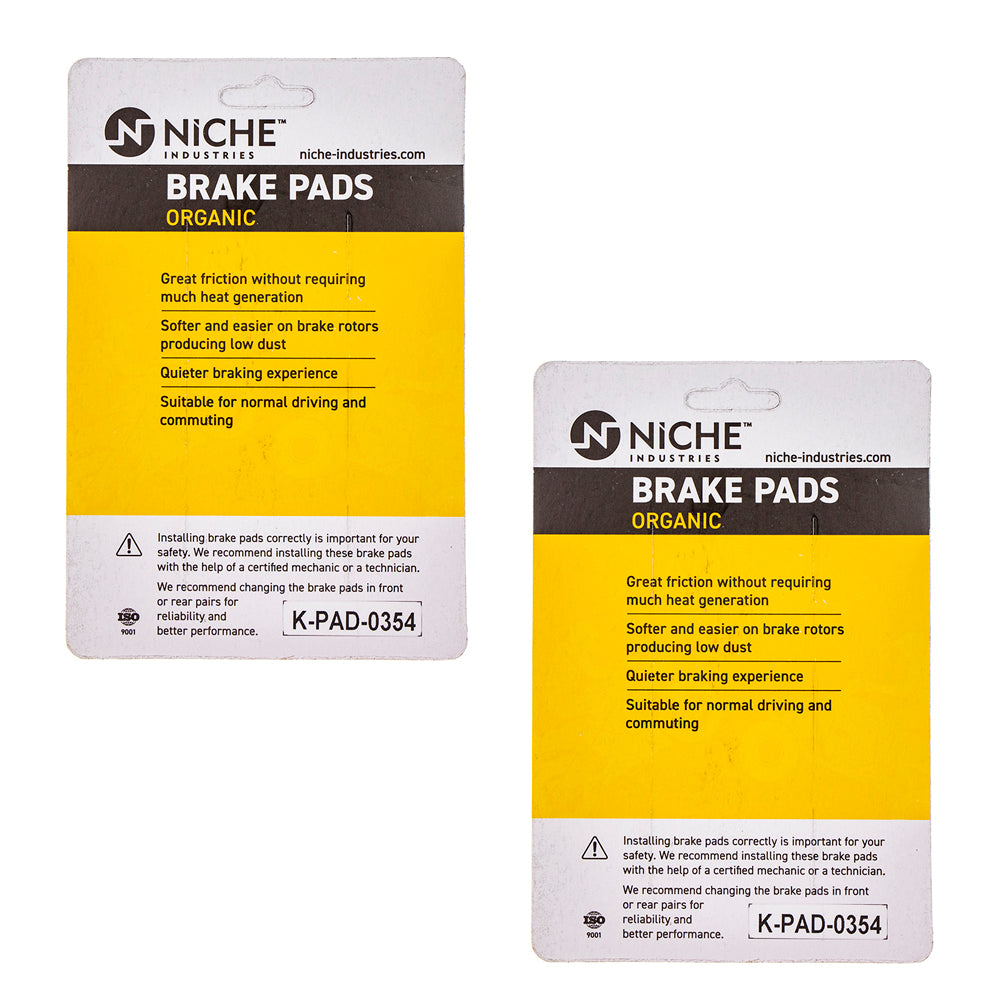 NICHE 519-KPA2576D Front Brake Pads Set 2-Pack for zOTHER Shadow