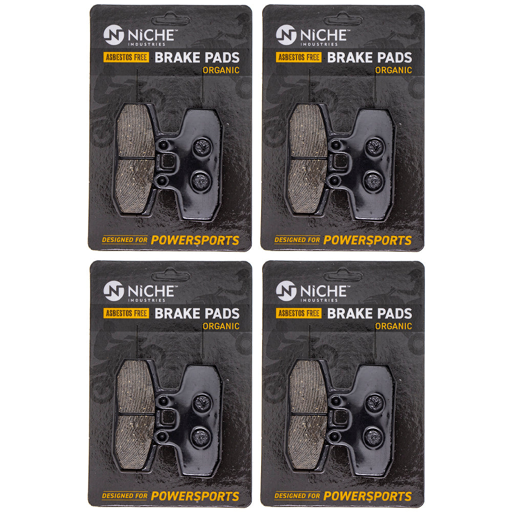 Front Brake Pads Set 4-Pack for zOTHER Shadow Rebel Mana 06455-KEB-902 06455-KEB-901 NICHE 519-KPA2576D