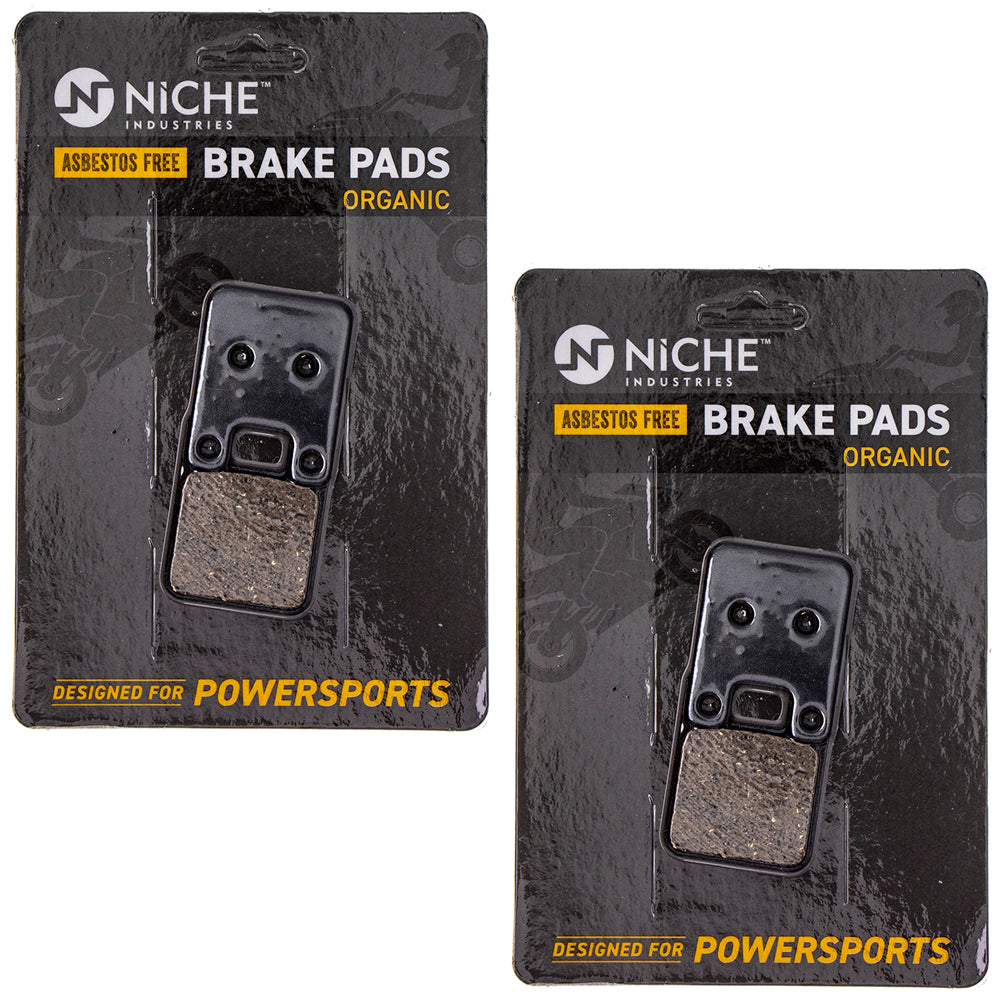 Front Organic Brake Pad Set 2-Pack for KTM 65 60 46013016000 NICHE 519-KPA2577D