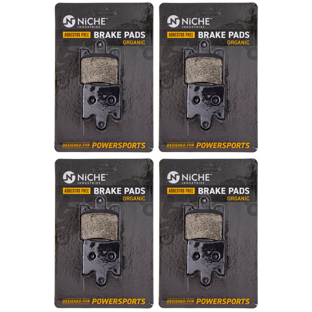 Front Brake Pads Set 4-Pack for Suzuki Burgman 59301-14810 59301-14820 NICHE 519-KPA2579D