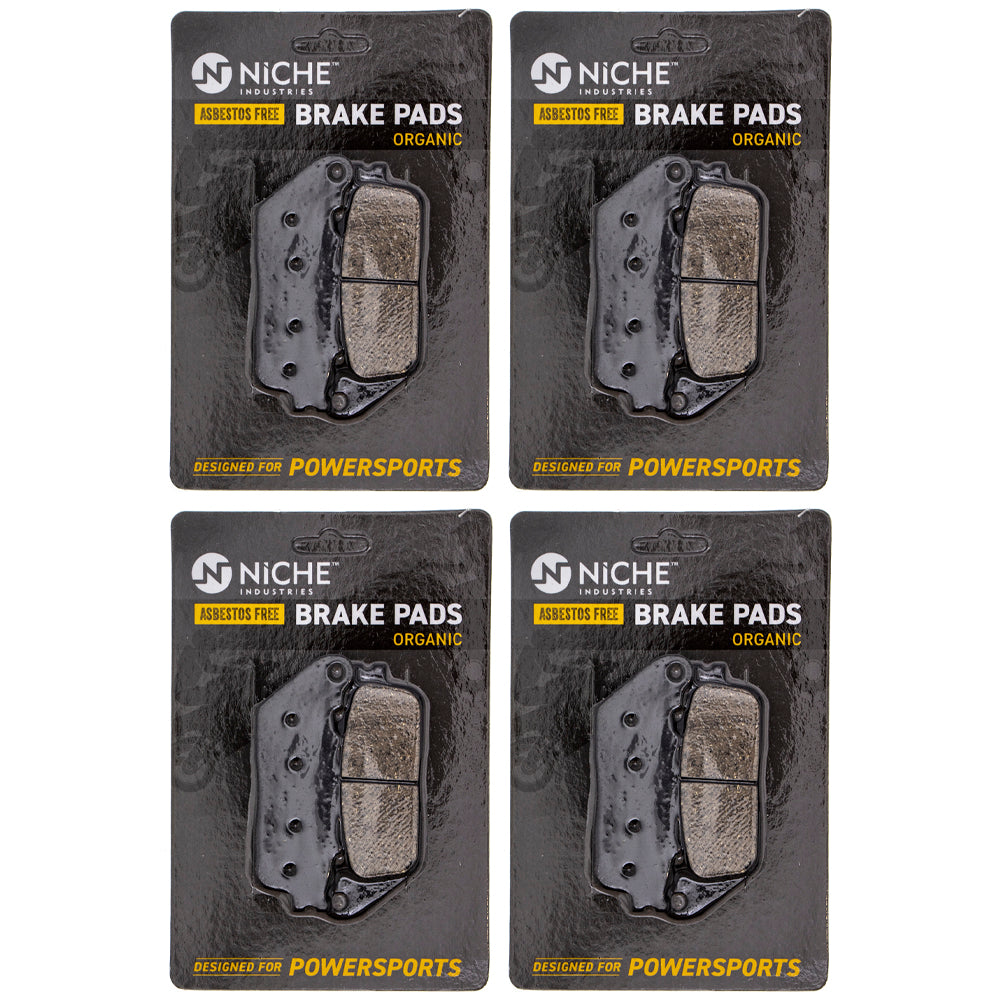 Rear Brake Pads Set 4-Pack for zOTHER Honda Interceptor CB1000R 06435-MJM-D02 NICHE 519-KPA2582D