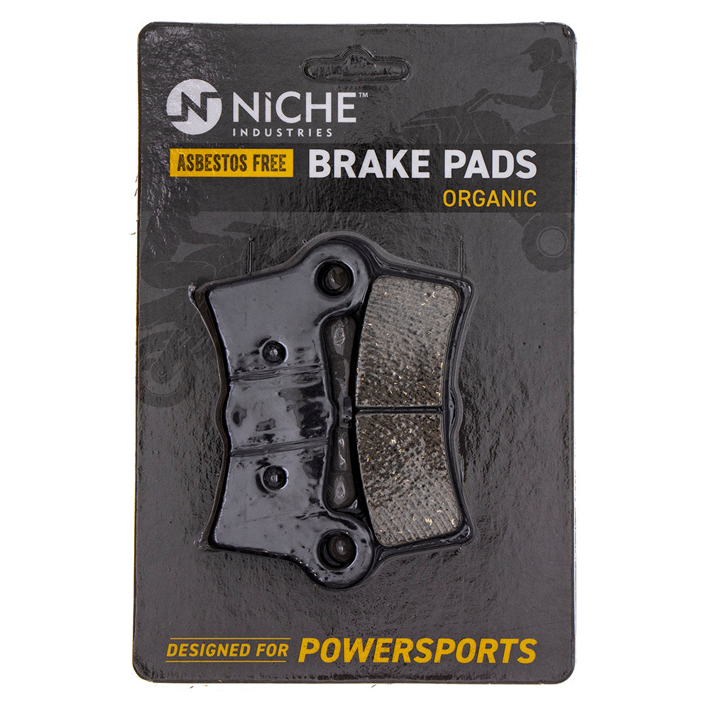 Rear Organic Brake Pad Set for Harley Davidson Tri Street 83911-09B NICHE 519-KPA2583D