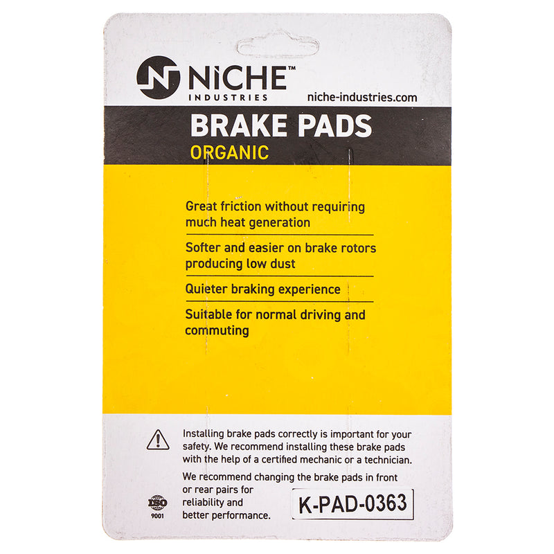 NICHE MK1002842 Brake Pad Set