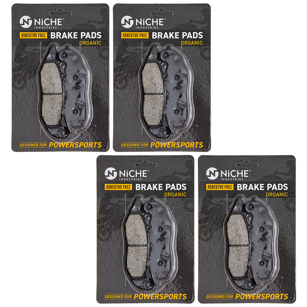 Front Brake Pads Set 4-Pack for zOTHER Honda CRF300LS CRF300L CRF250L 06451-KZZ-901 NICHE 519-KPA2585D