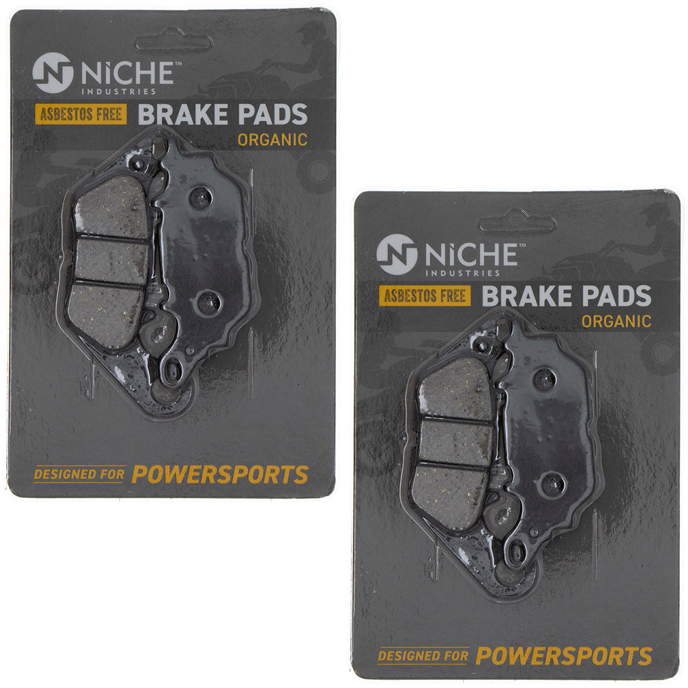 Rear Brake Pads Set 2-Pack for Yamaha YZF 1WD-25805-00-00 1WD-25806-00-00 NICHE 519-KPA2580D