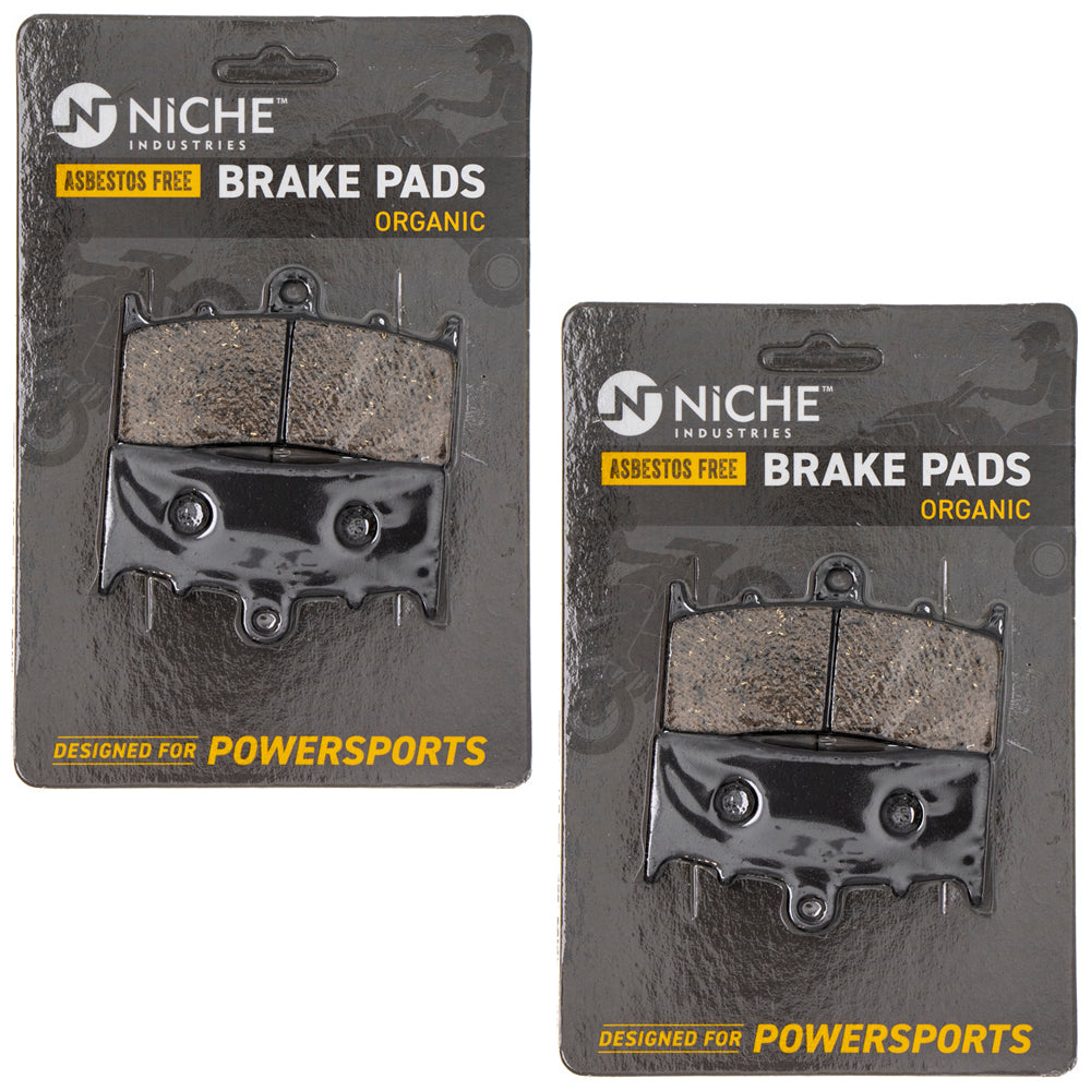 Front Brake Pads Set 2-Pack for zOTHER BMW K1600GTL K1600GT K1600B 34117728945 NICHE 519-KPA2592D