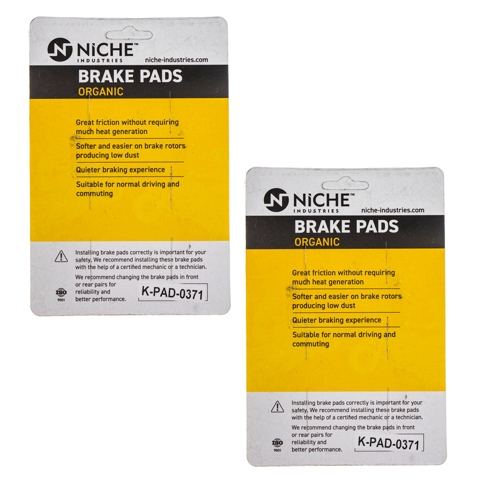 NICHE 519-KPA2593D Front Brake Pads Set 2-Pack for zOTHER KTM 390