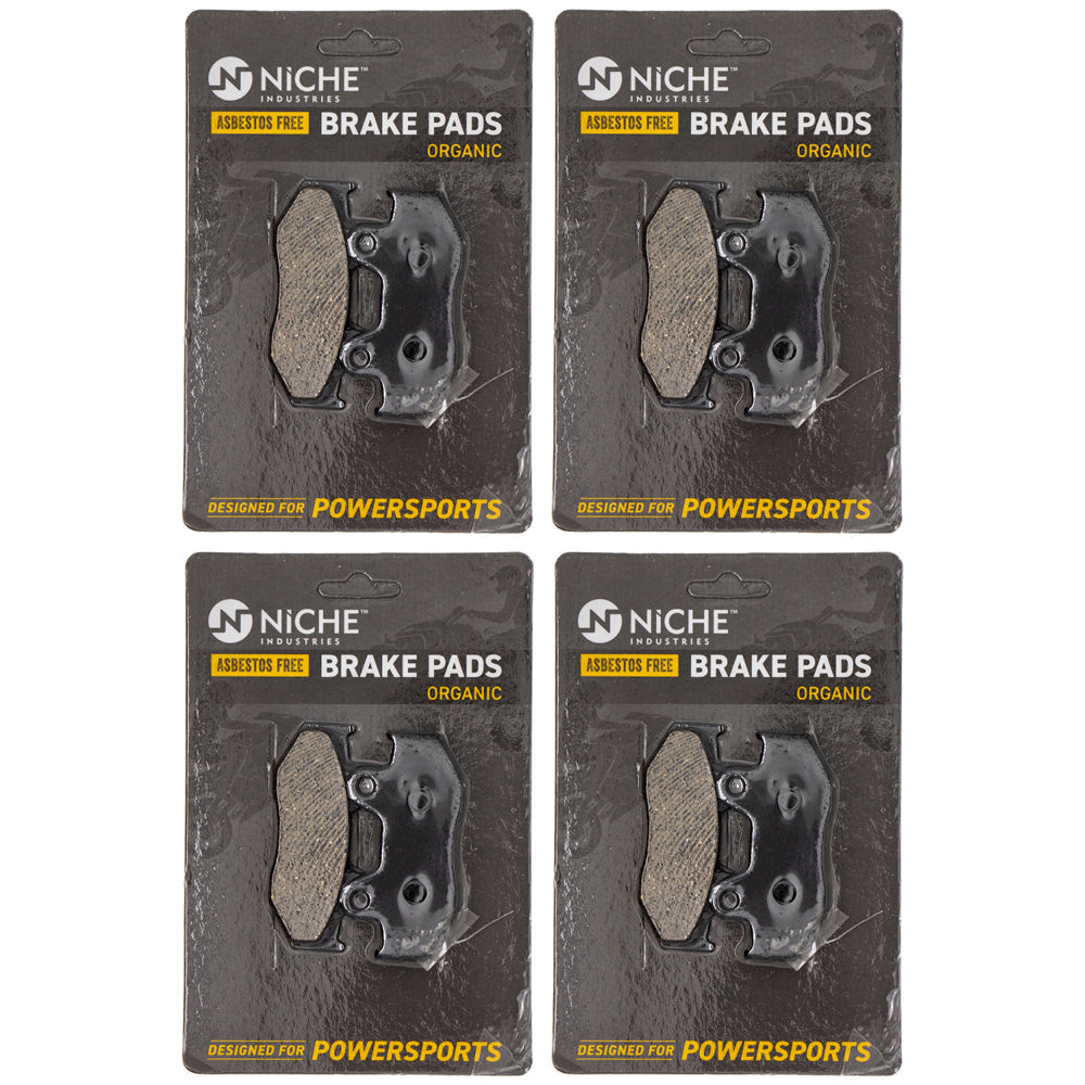 Rear Brake Pads Set 4-Pack for Suzuki Burgman 69100-14890 NICHE 519-KPA2595D