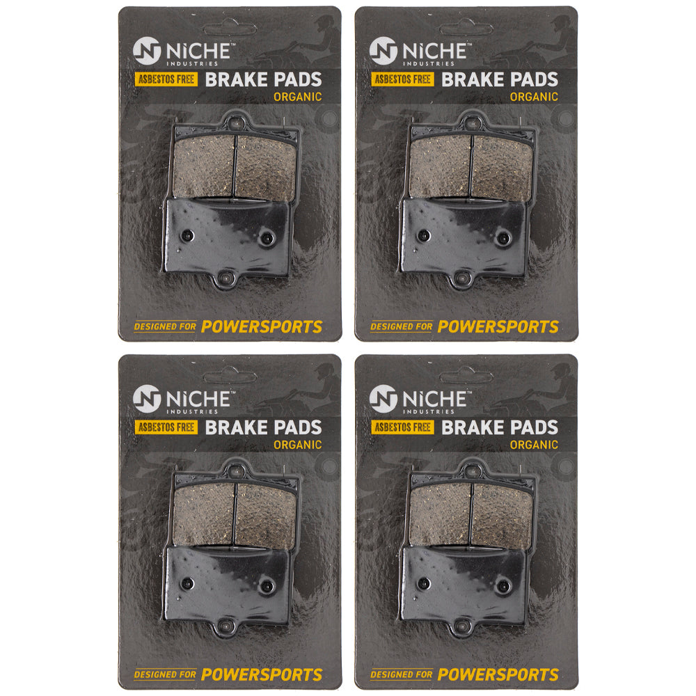 Front Brake Pads Set 4-Pack for zOTHER KTM 640 620 400 125 58313209000 NICHE 519-KPA2596D