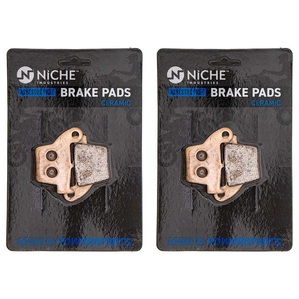 Rear Ceramic Brake Pad Set 2-Pack for zOTHER Honda Expert CRF450X CRF450RX CRF450RWE NICHE 519-KPA2502D