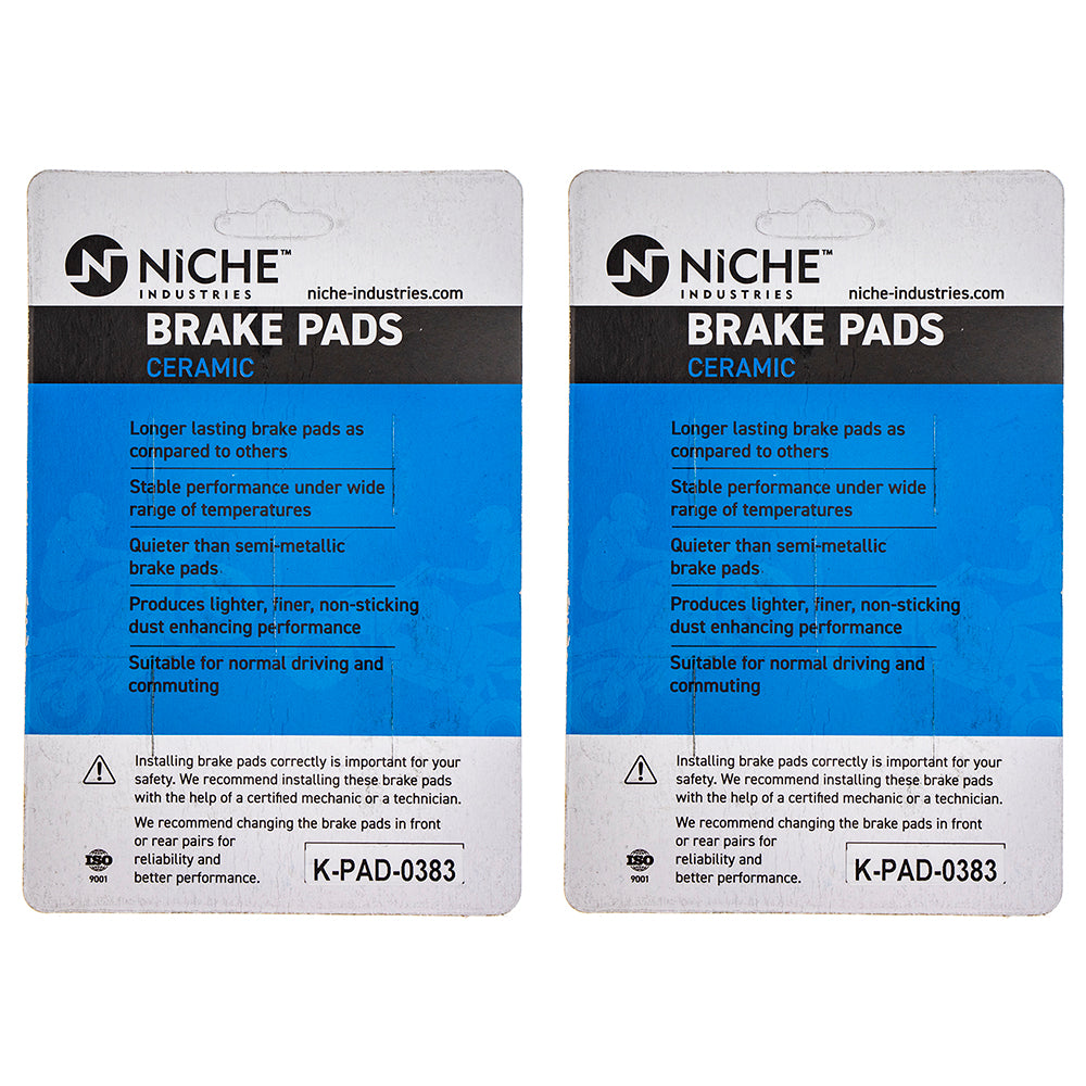 NICHE 519-KPA2505D Brake Pad Set 2-Pack for zOTHER Victory Triumph