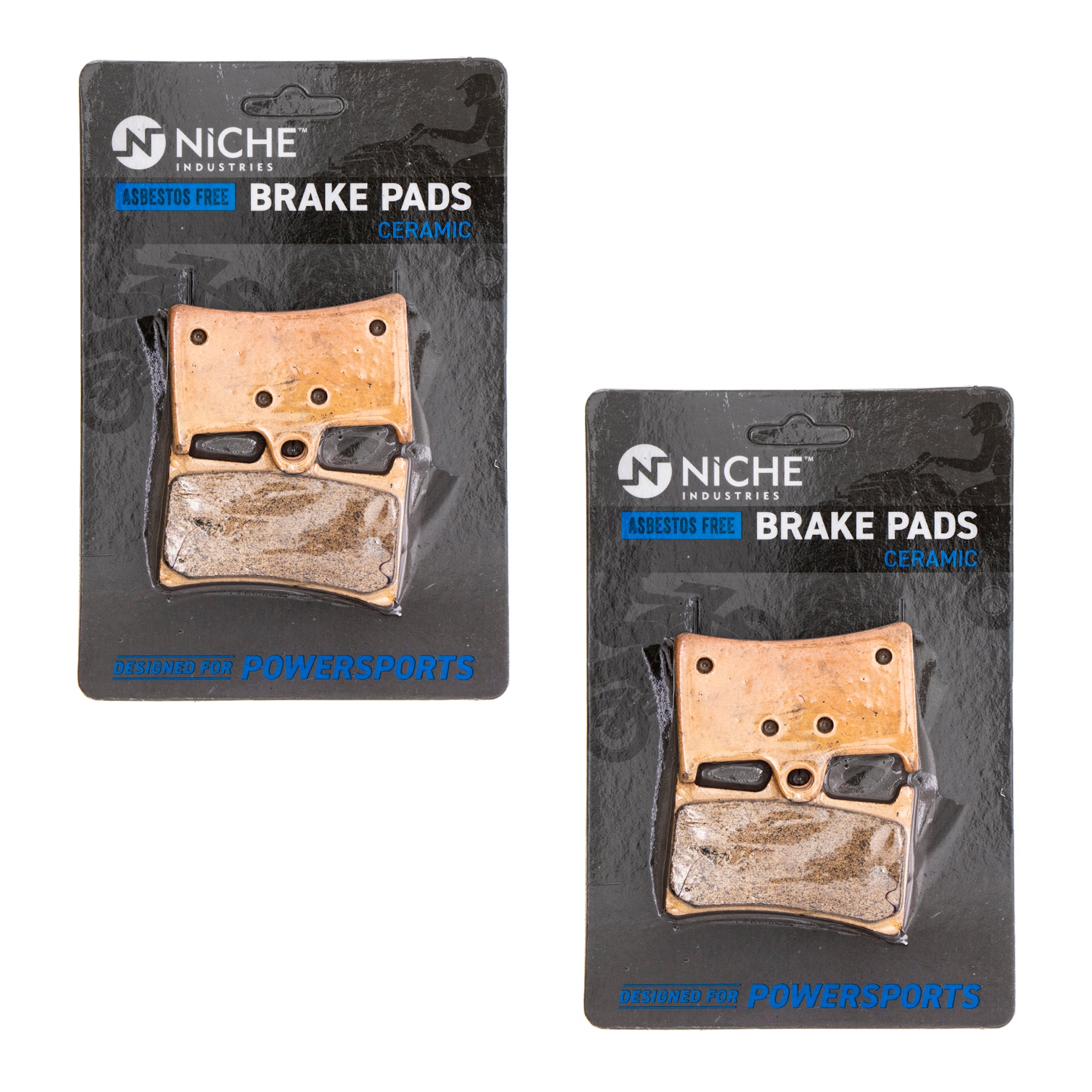Front Ceramic Brake Pad Set 2-Pack for zOTHER Yamaha YZF XSR900 XSR700 Vmax NICHE 519-KPA2506D
