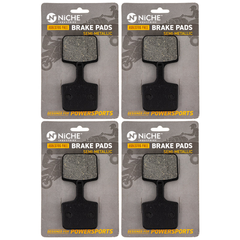 Rear Brake Pads Kit Semi-Metallic 4-Pack for Polaris XC Trail Touring SwitchBack 2202202 NICHE 519-KPA2629D