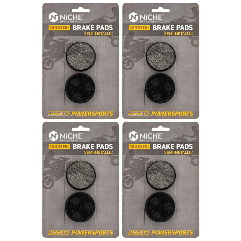 Rear Brake Pads Kit Semi-Metallic 4-Pack for zOTHER Yamaha XLV VMAX VK540 Venture NICHE 519-KPA2639D
