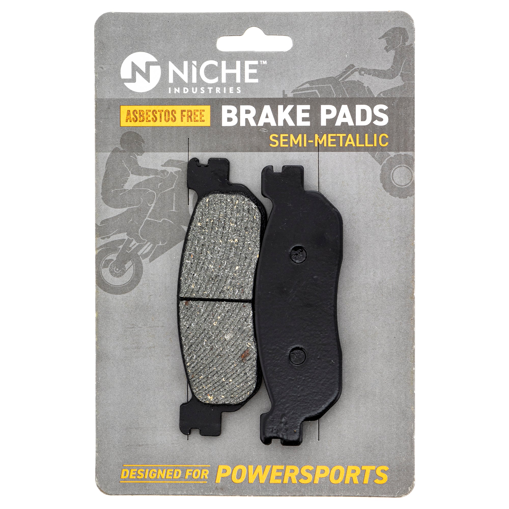 Semi-Metallic Brake Pads for zOTHER Yamaha XT250 TW200 Serow 3C5-25805-00-00 NICHE 519-KPA2644D