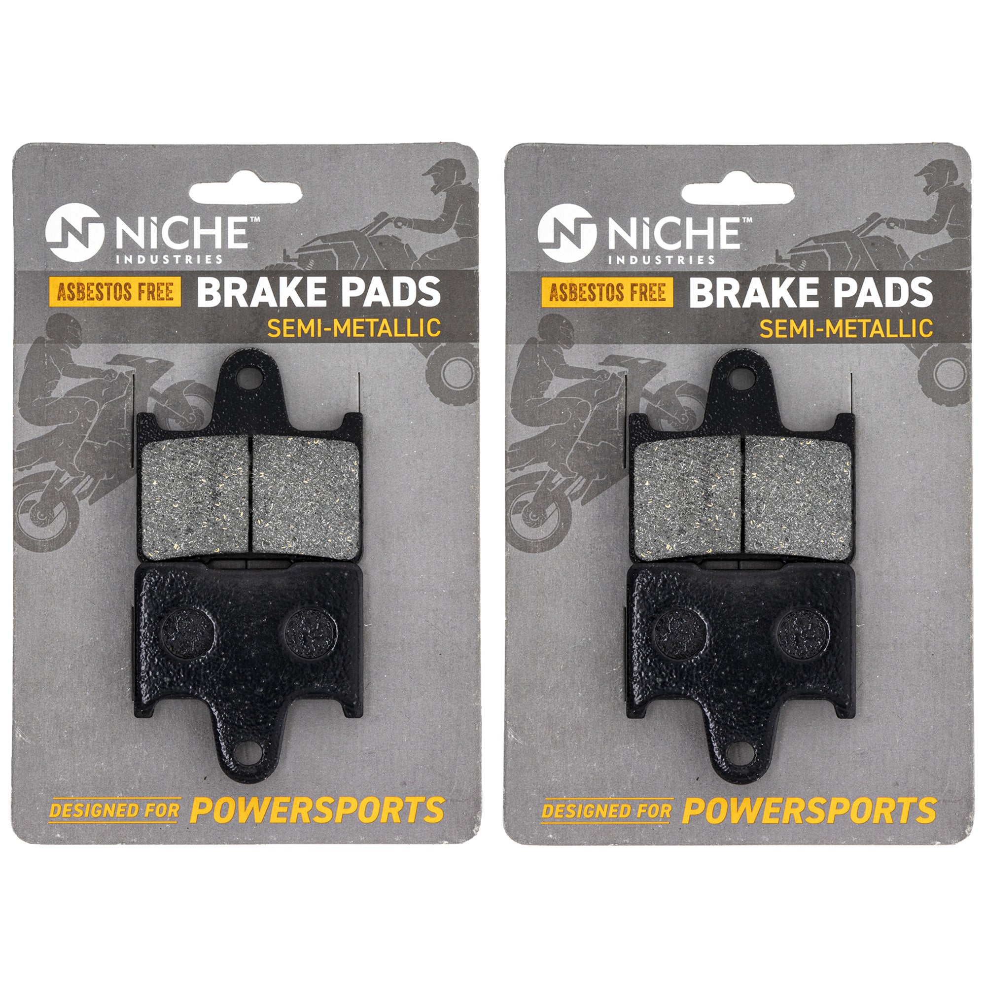 NICHE 519-KPA2649D Brake Pad Set 2-Pack for zOTHER Yamaha Venture