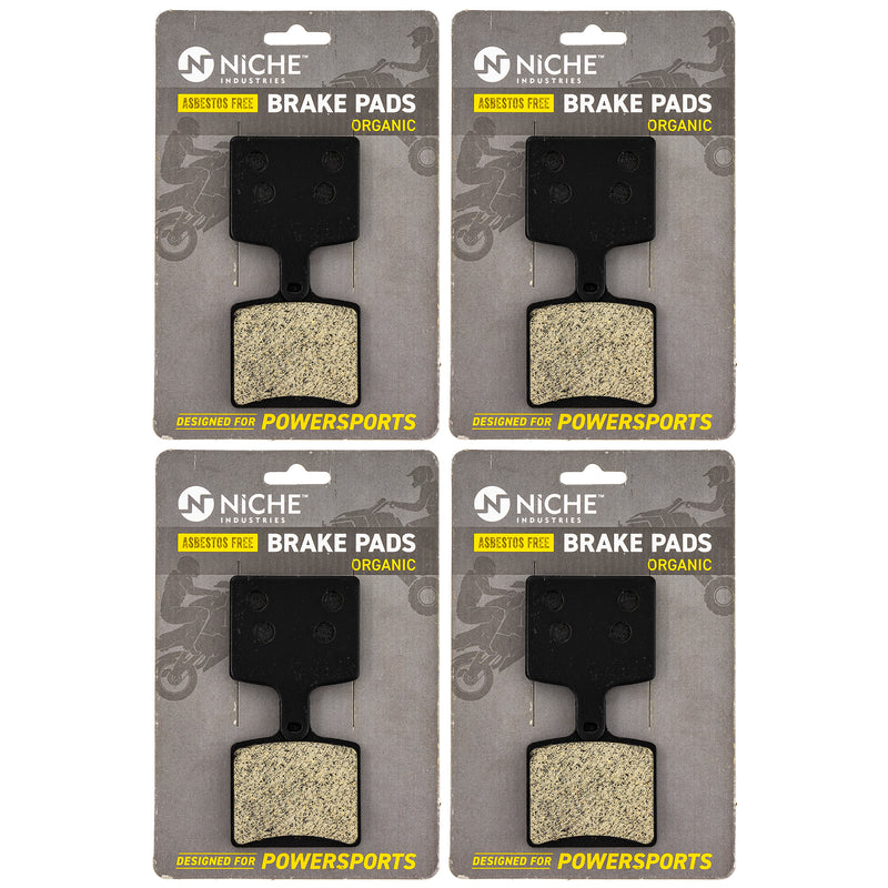 Rear Brake Pads Set 4-Pack for Arctic Cat Textron Cat 1702-245 2602-488 1702-205 NICHE 519-KPA2641D