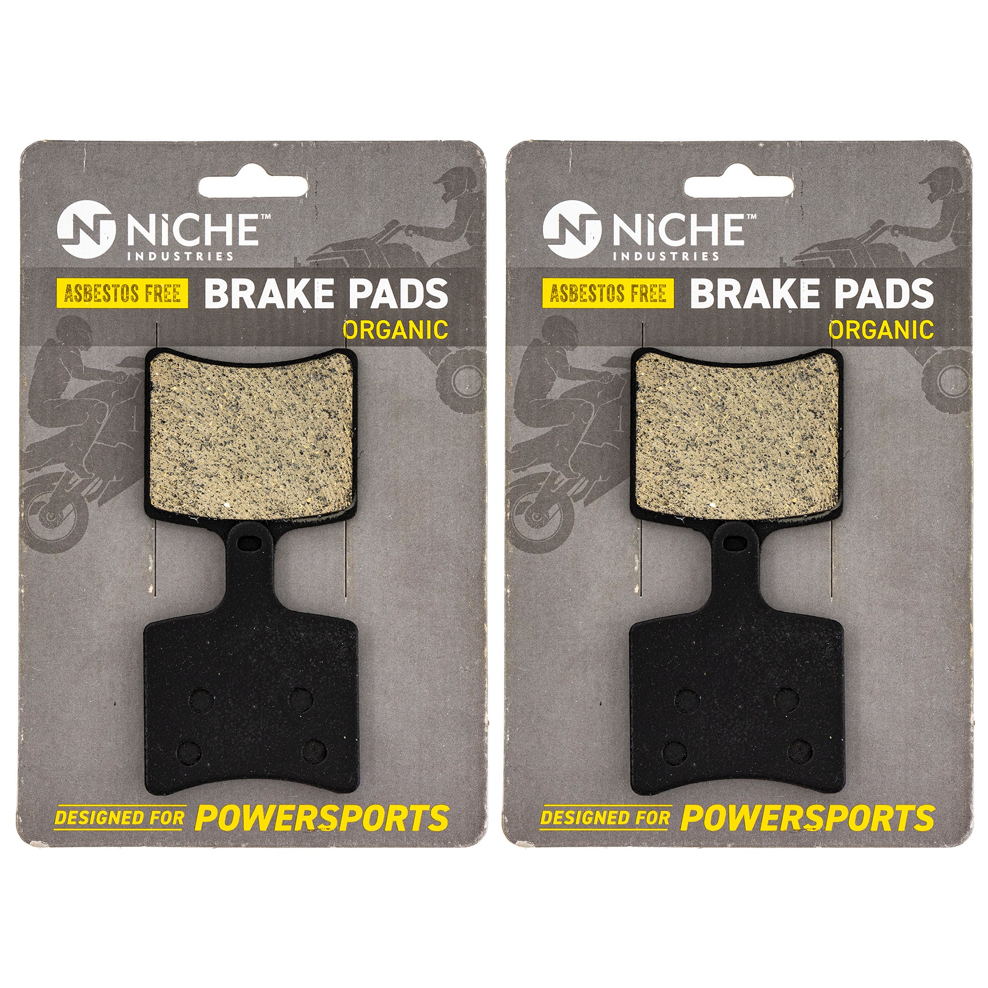 Rear Brake Pads Set 2-Pack for Arctic Cat Textron Cat 3602-061 NICHE 519-KPA2656D
