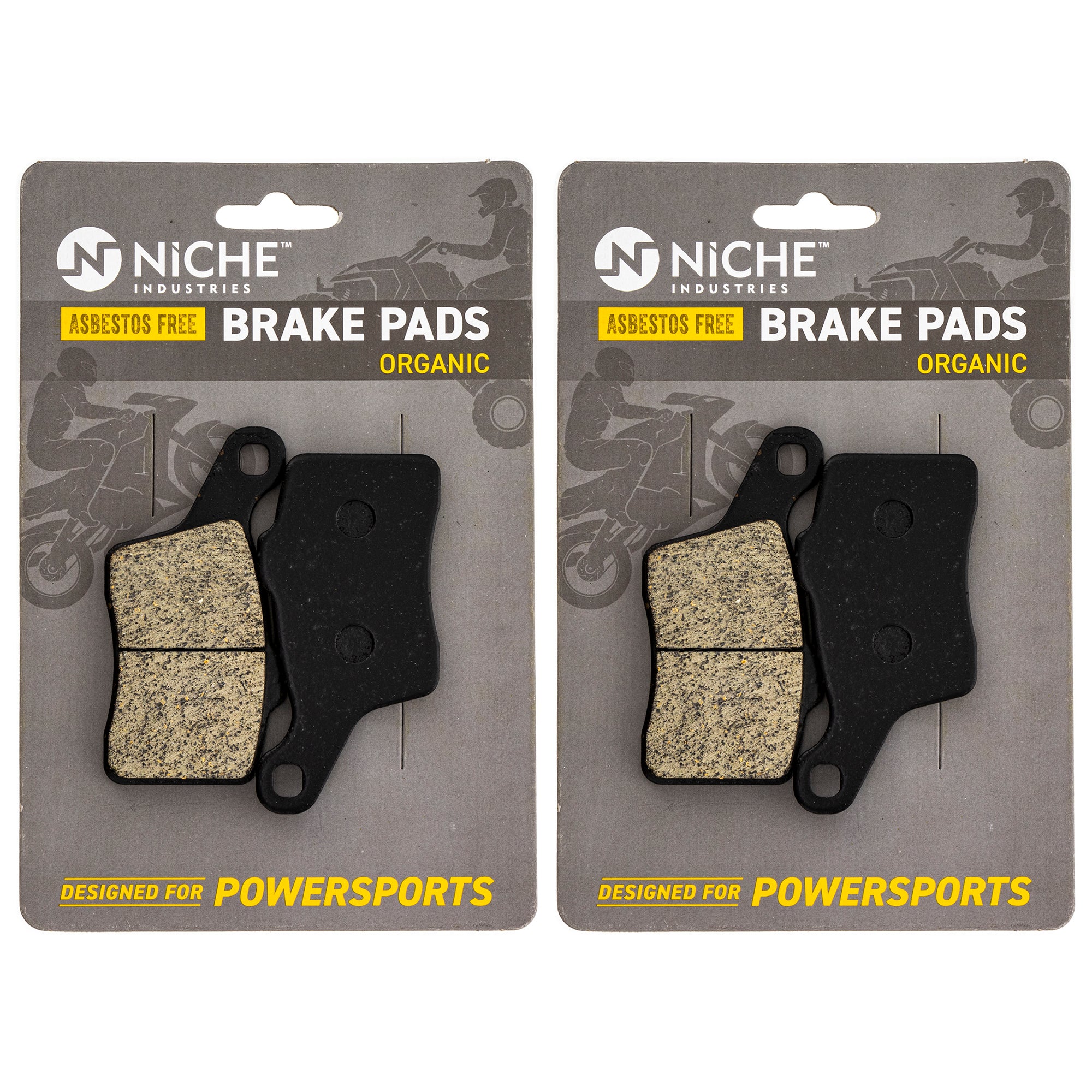 Rear Brake Pads Set 2-Pack for zOTHER BRP Can-Am Ski-Doo Sea-Doo Tundra Summit Skandic NICHE 519-KPA2657D