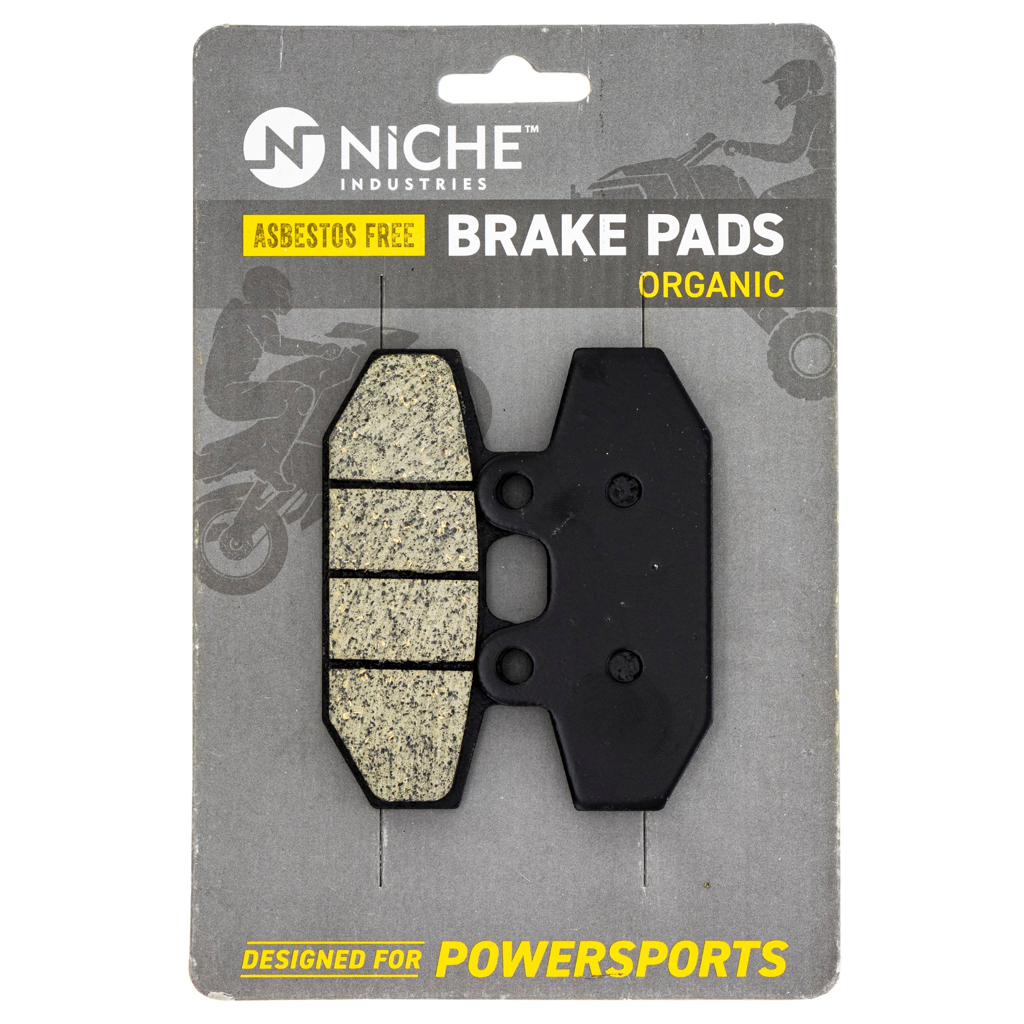 Organic Brake Pads for Harley-Davidson Street Sport Softail Low 41300197 NICHE 519-KPA2659D