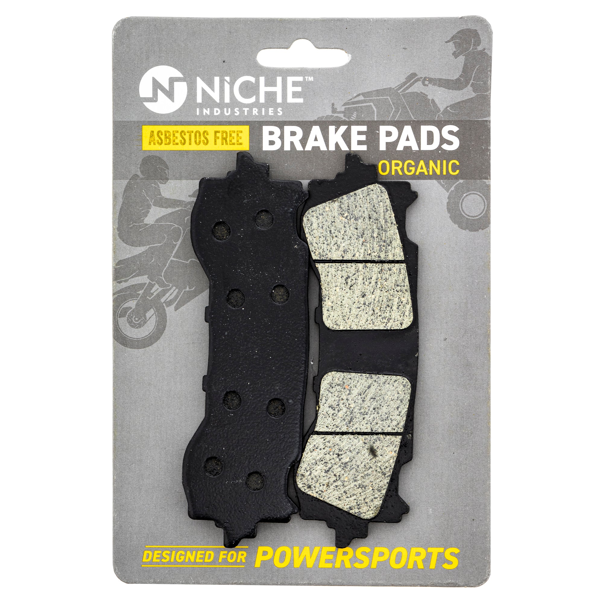 Front Organic Brake Pad Set for Honda Goldwing 06455-MKC-A01 NICHE 519-KPA2663D