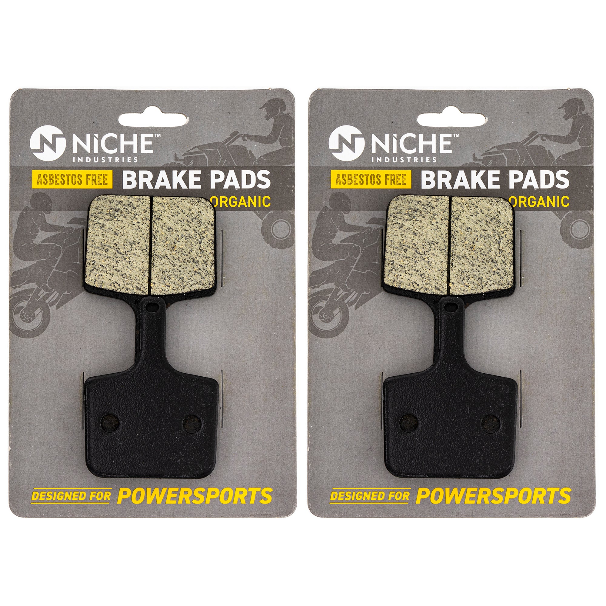 Rear Brake Pads Set 2-Pack for Polaris XC Tran Trail Touring 2202727 NICHE 519-KPA2660D