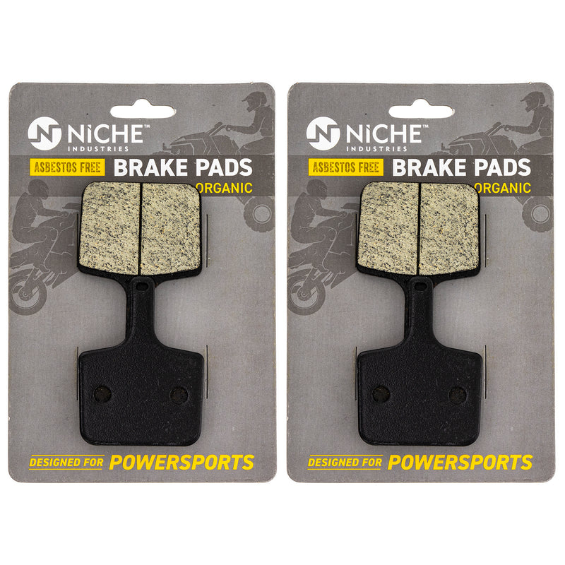 Rear Brake Pads Set 2-Pack for Polaris SwitchBack Super Shift RMK 2202727 NICHE 519-KPA2660D
