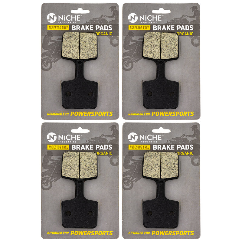 Rear Brake Pads Set 4-Pack for Polaris SwitchBack Super Shift RMK 2202727 NICHE 519-KPA2660D
