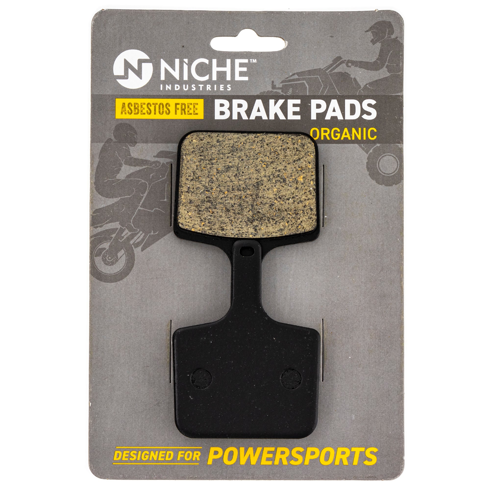 Rear Organic Brake Pad Set for Polaris XC Trail Touring Switchback 2202202 2202203 NICHE 519-KPA2661D