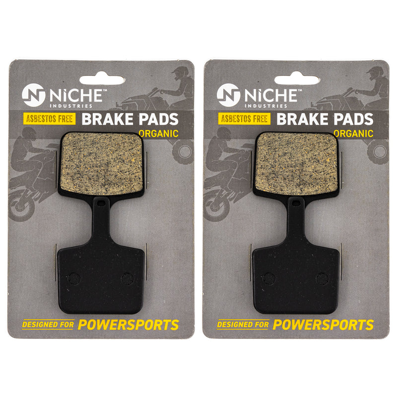 Rear Brake Pads Set 2-Pack for Polaris XC Trail Touring SwitchBack 2202202 2202203 NICHE 519-KPA2661D