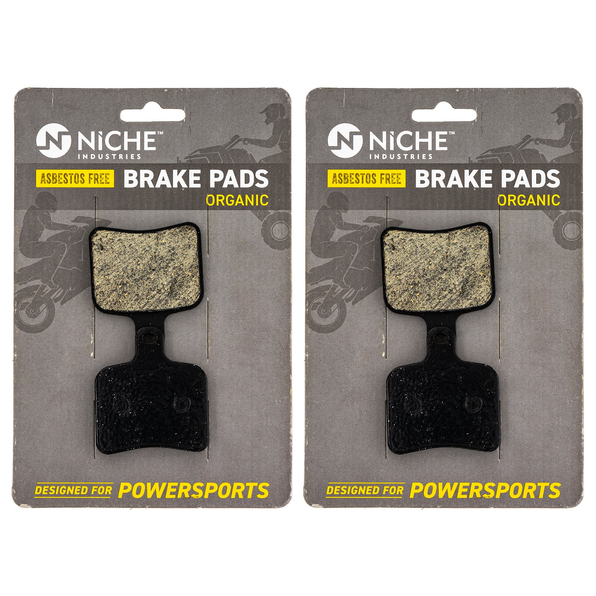 Rear Brake Pads Set 2-Pack for Polaris SKS RMK Pro-RMK Assault 2206462 2205920 NICHE 519-KPA2675D
