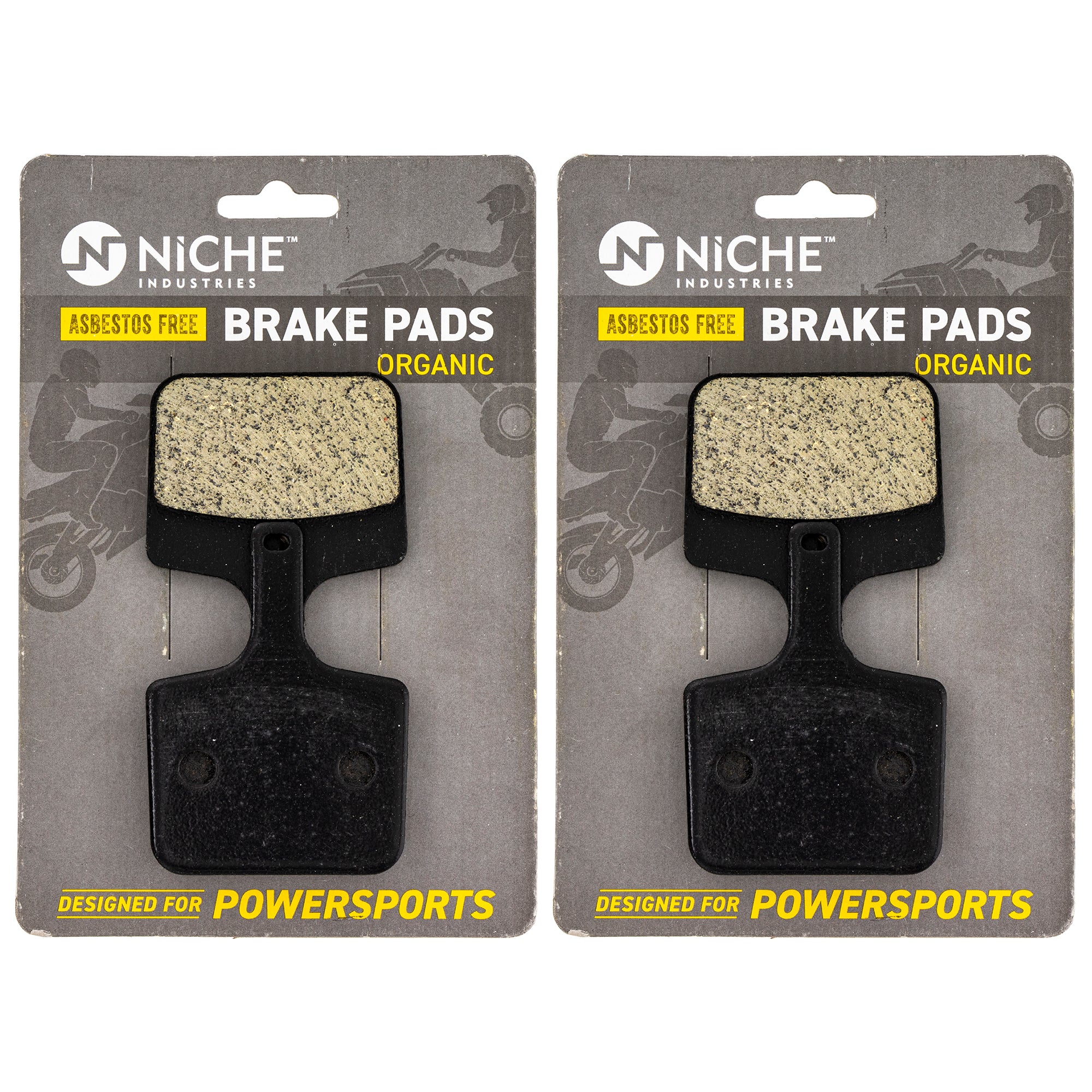 Rear Brake Pads Set 2-Pack for Polaris WideTrak 2203532 NICHE 519-KPA2676D