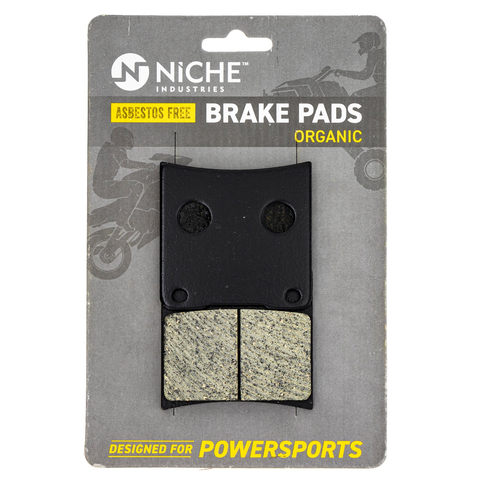 Complete Organic Brake Pad & Shoe Set for zOTHER Suzuki Intruder Boulevard 59100-38890 NICHE MK1007835