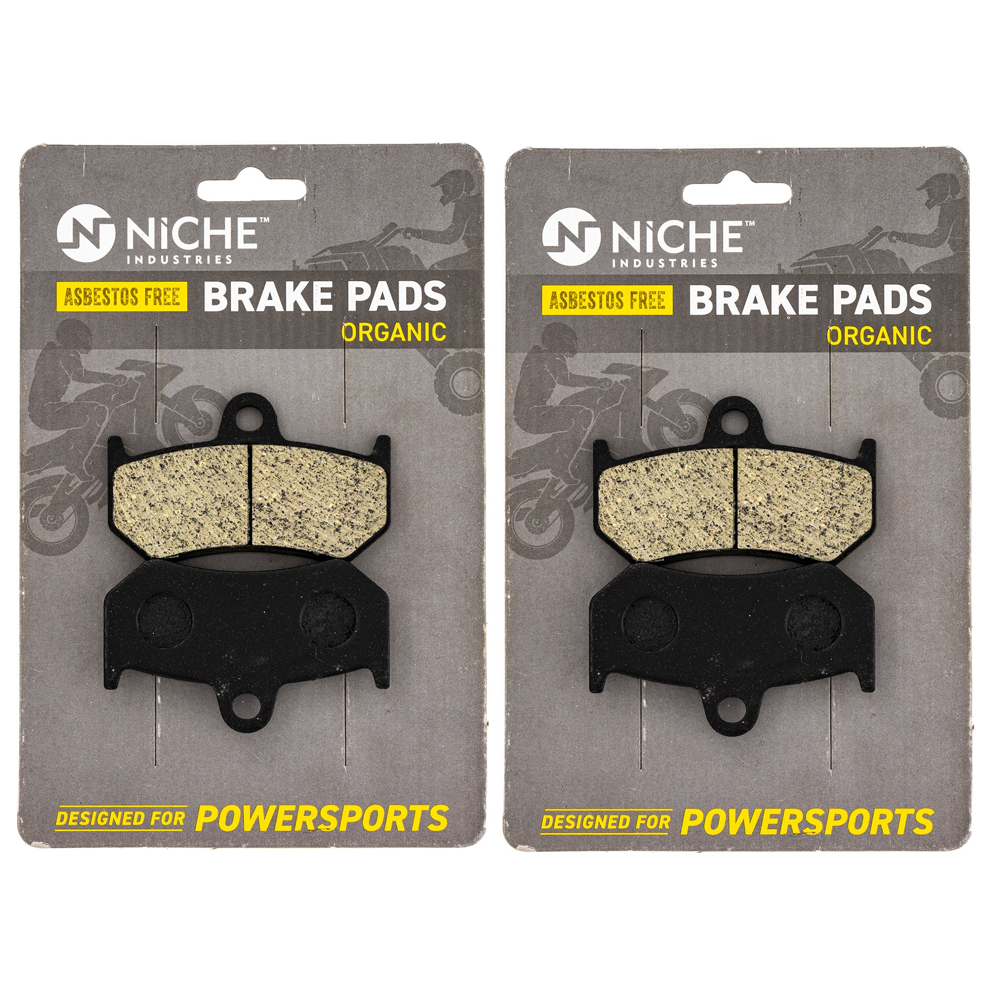 Rear Brake Pads Set 2-Pack for zOTHER Yamaha VK RX1 RX RS 8FU-W0046-01-00 NICHE 519-KPA2670D
