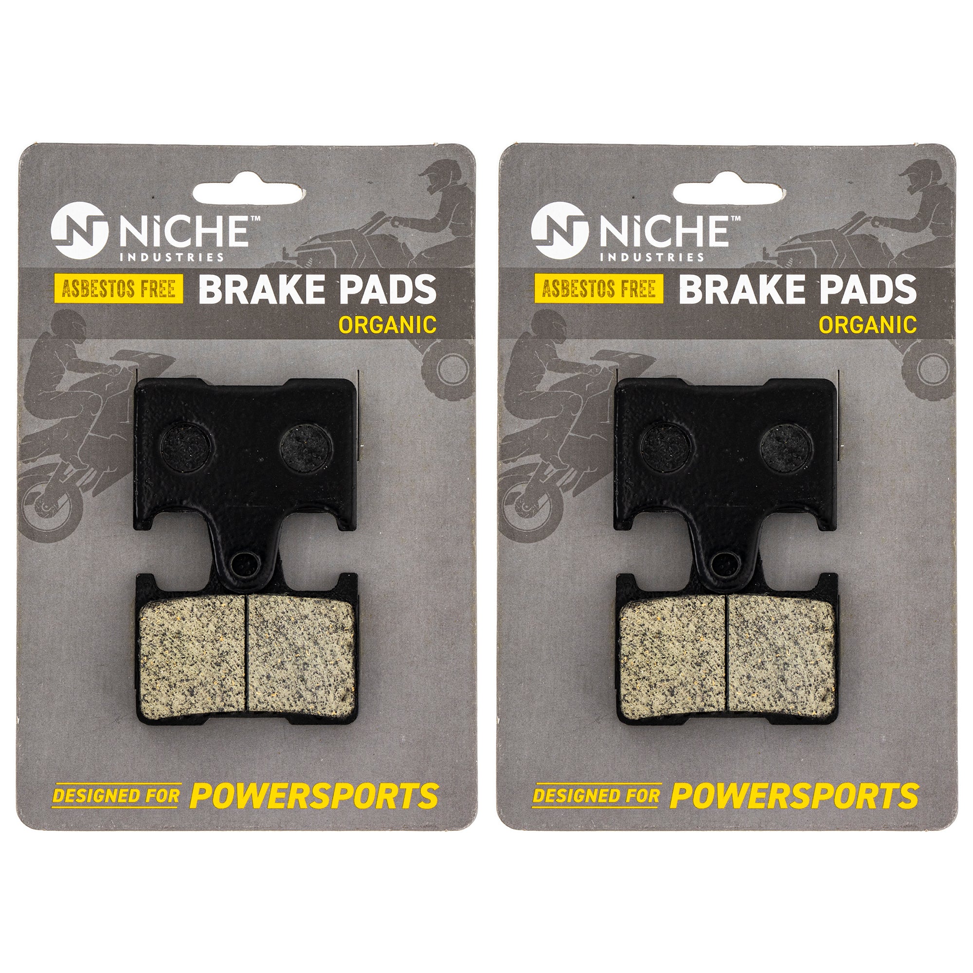 Rear Brake Pads Set 2-Pack for zOTHER Yamaha VK RX1 RX RS 8FA-W0046-01-00 NICHE 519-KPA2682D
