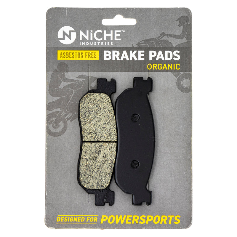 Complete Organic Brake Pad with Shoe Set for zOTHER Yamaha XT225 TW200 4BE-W253E-00-00 NICHE MK1002672