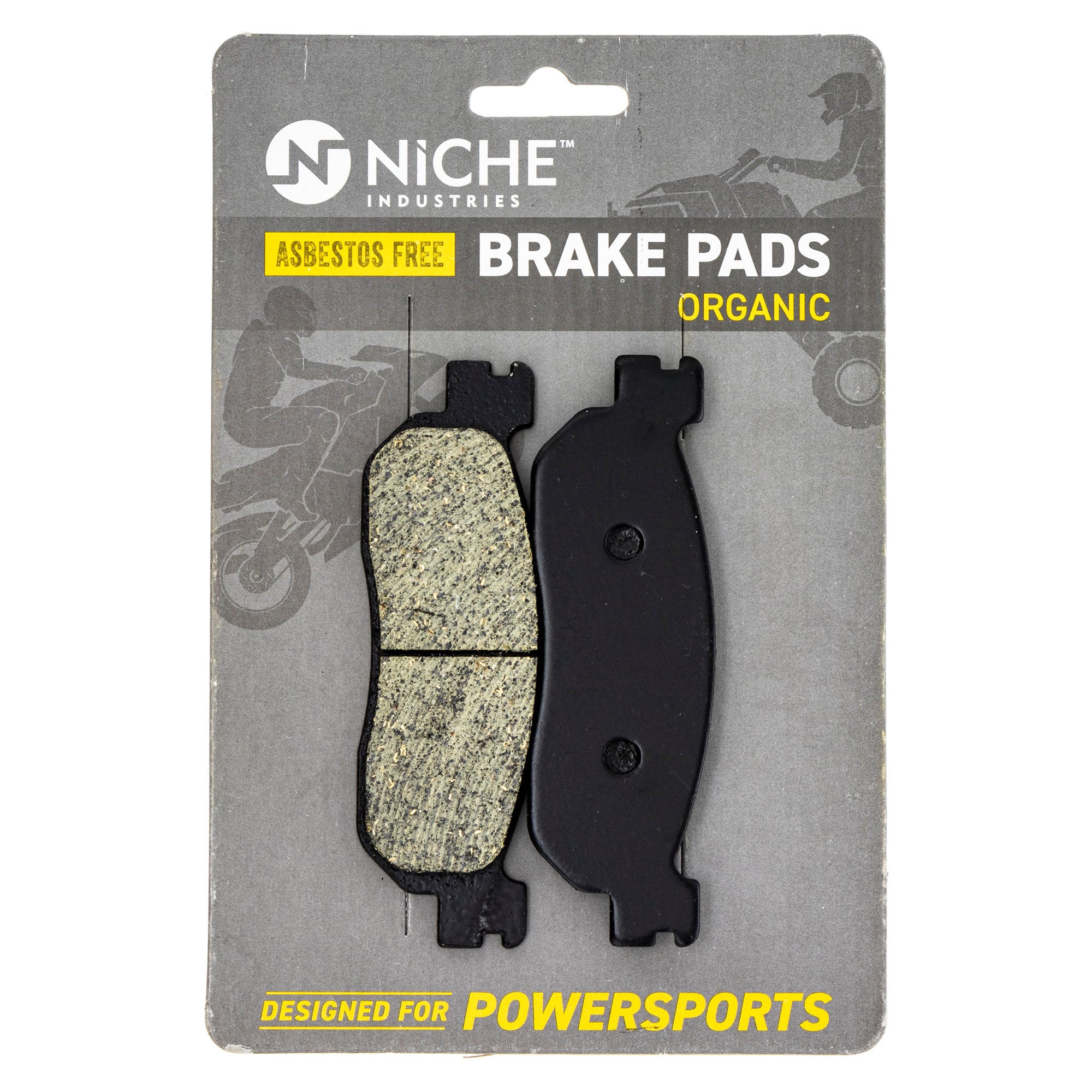 Complete Organic Brake Pad with Shoe Set for zOTHER Yamaha TW200 Serow 4BE-W253E-00-00 NICHE MK1002672