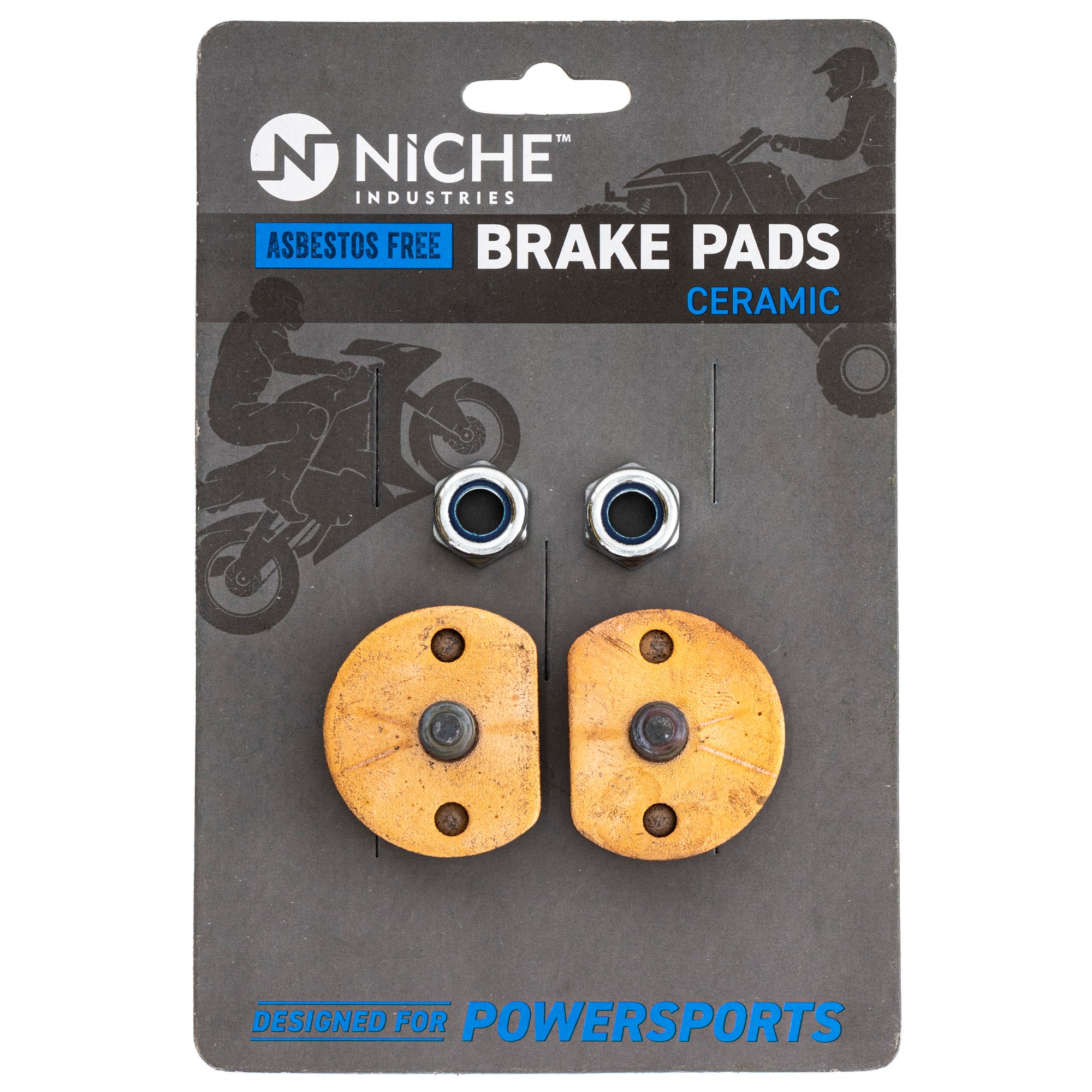 Rear Ceramic Brake Pad Set for BRP Can-Am Ski-Doo Sea-Doo Tundra Summit Skandic Formula NICHE 519-KPA2694D