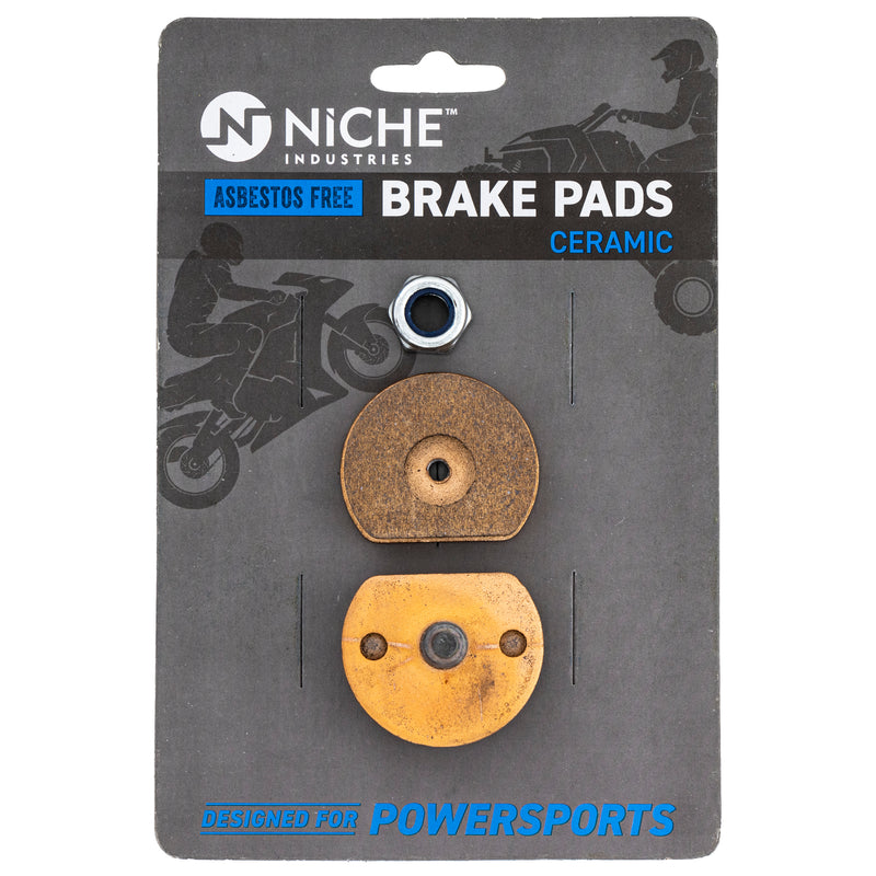 Rear Ceramic Brake Pad Set for BRP Can-Am Ski-Doo Sea-Doo Tundra Skandic 860700100 NICHE 519-KPA2695D