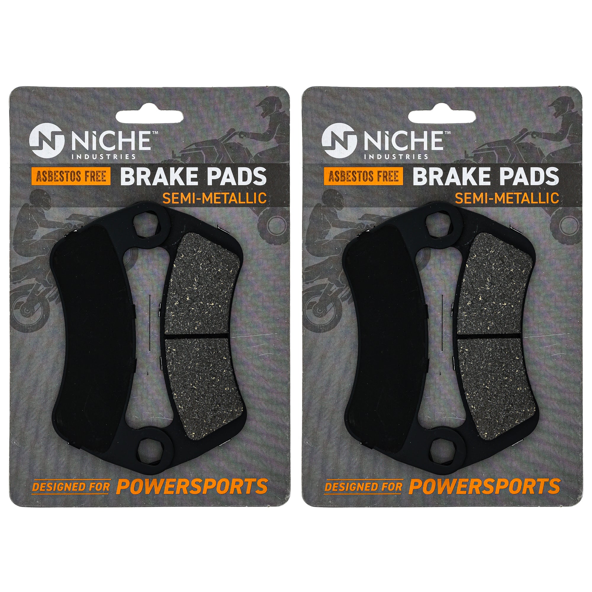 NICHE 519-KPA2696D Brake Pad Set 2-Pack for RZR