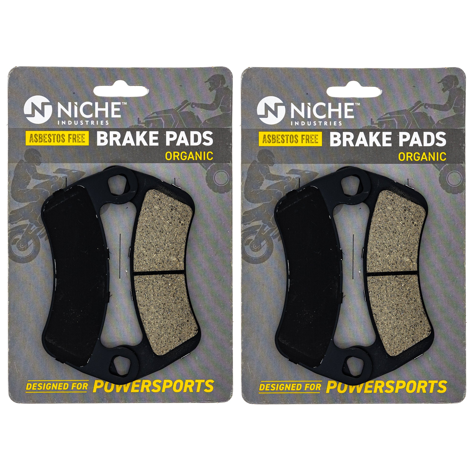 NICHE 519-KPA2697D Brake Pad Set 2-Pack for RZR