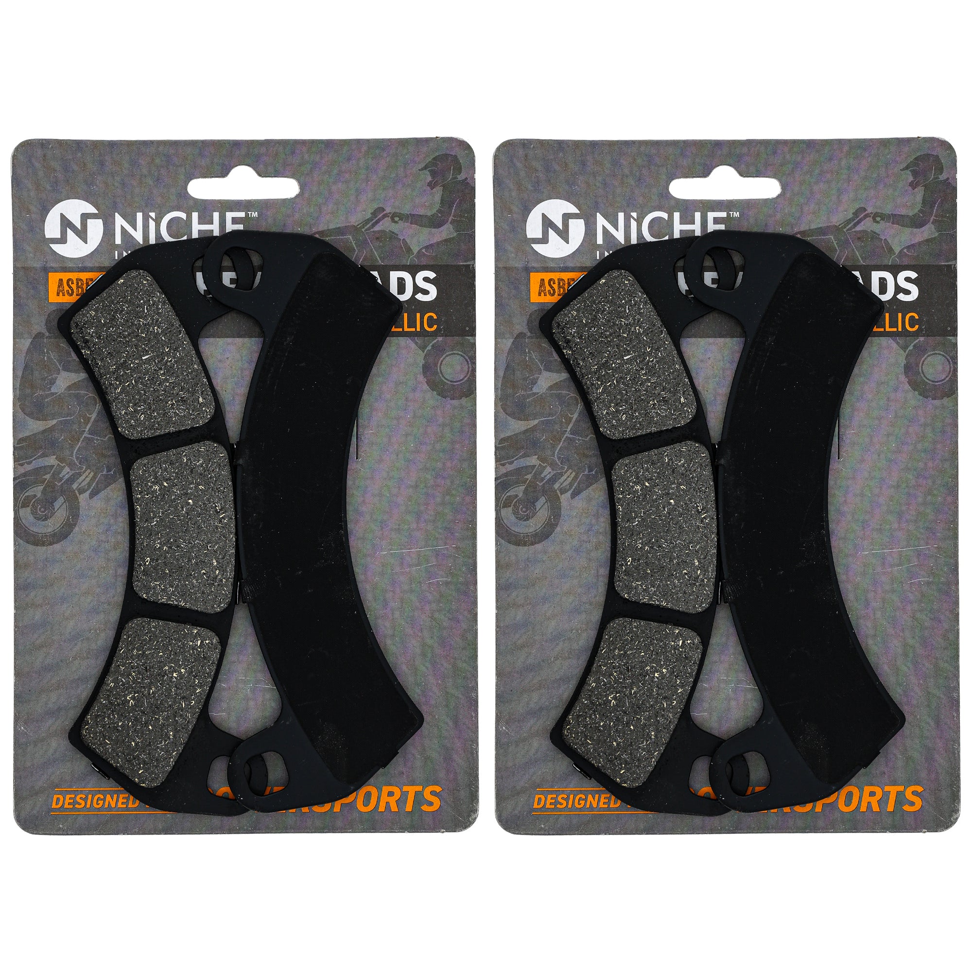 NICHE 519-KPA2698D Brake Pad Set 2-Pack for RZR MRZR General