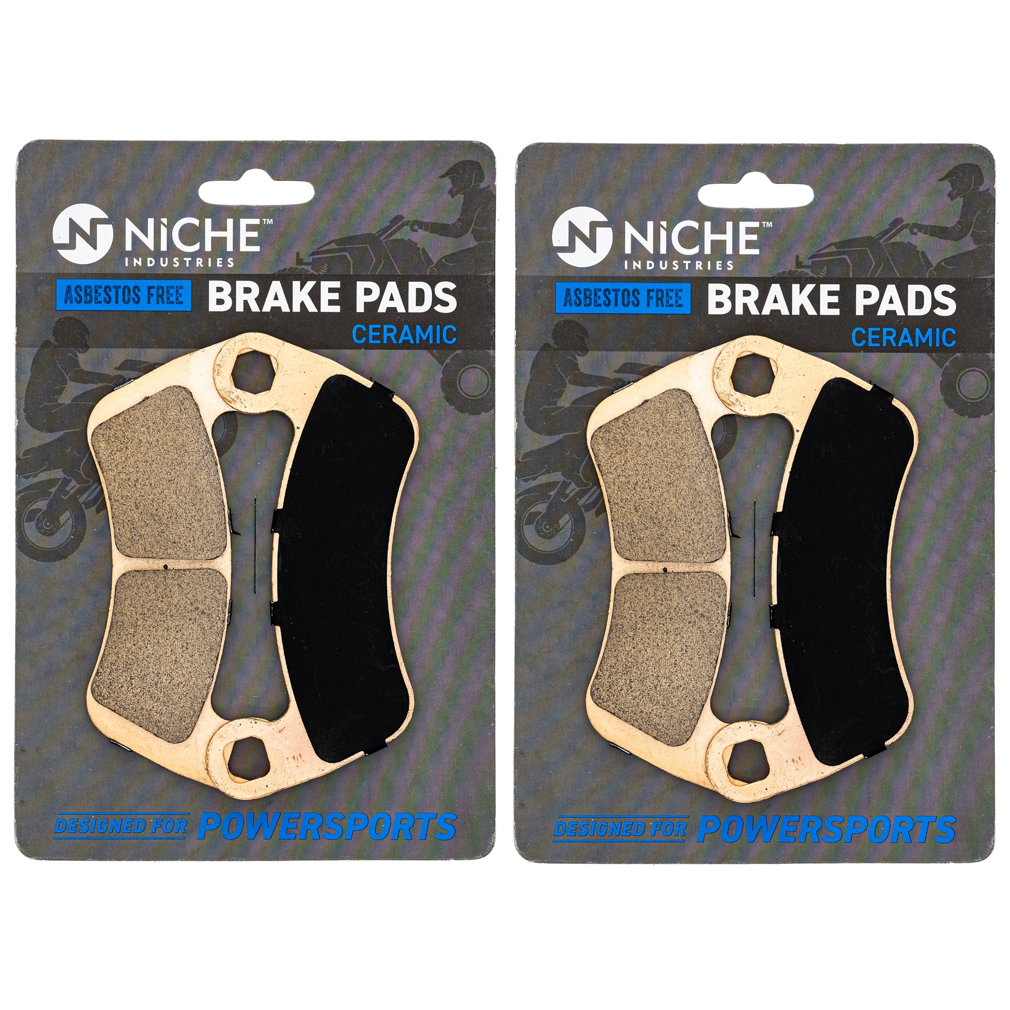 NICHE 519-KPA2691D Brake Pad Set 2-Pack for RZR