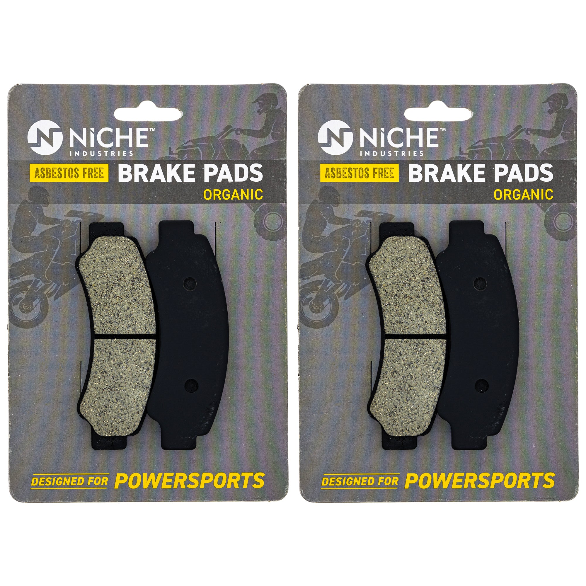 NICHE 519-KPA2602D Brake Pad Set 2-Pack for ZFORCE UFORCE CFORCE