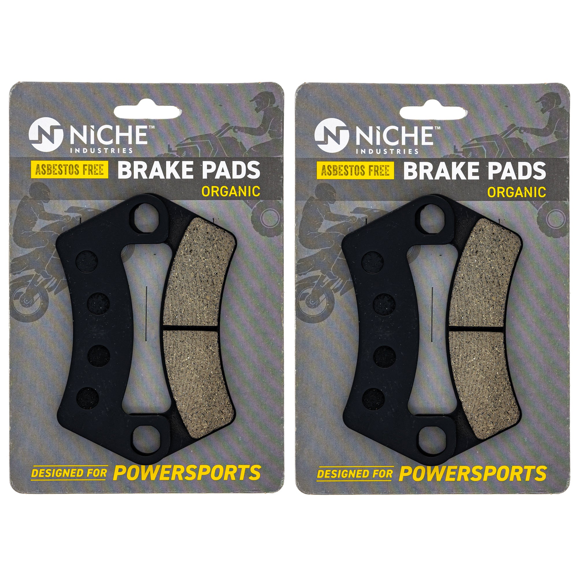 NICHE 519-KPA2609D Brake Pad Set 2-Pack for Stampede Havoc