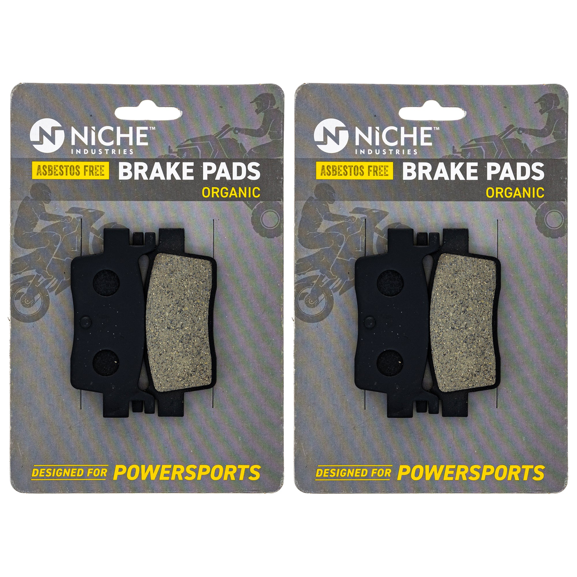 NICHE 519-KPA2614D Brake Pad Set 2-Pack for