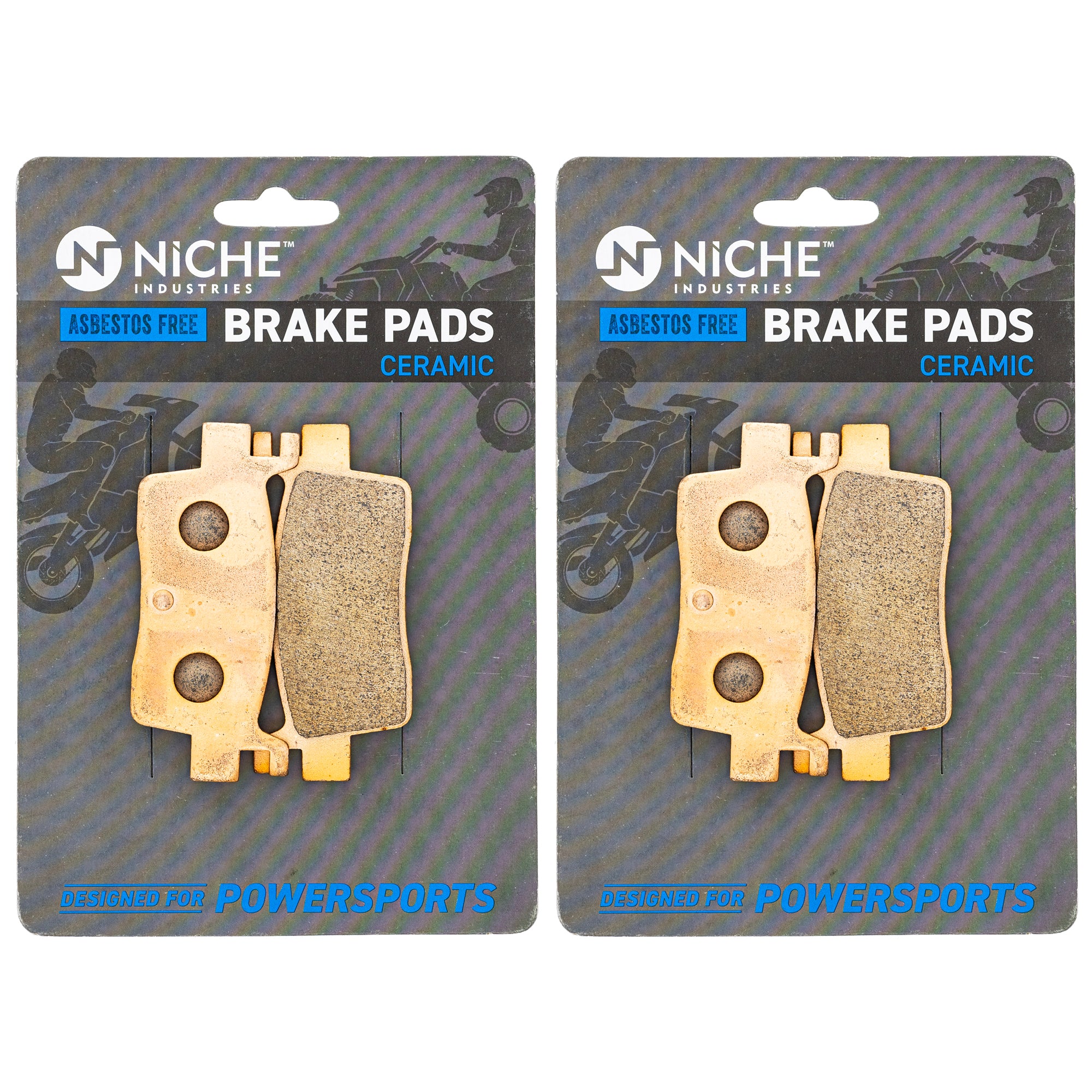 NICHE 519-KPA2616D Brake Pad Set 2-Pack for